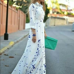 Long sleeve maxi dress